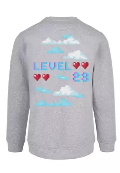 Пуловер F4NT4STIC Sweatshirt Happy New Year Silvester 2023, цвет grau meliert