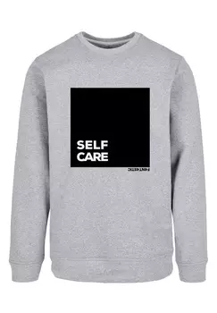 Пуловер F4NT4STIC Sweatshirt SELF CARE CREWNECK, цвет grau meliert