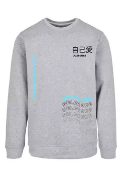 Пуловер F4NT4STIC Sweatshirt Self Love CREWNECK, цвет grau meliert
