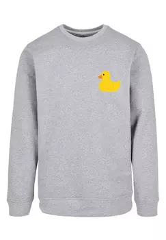Пуловер F4NT4STIC Sweatshirt Yellow Rubber Duck CREWNECK, цвет grau meliert