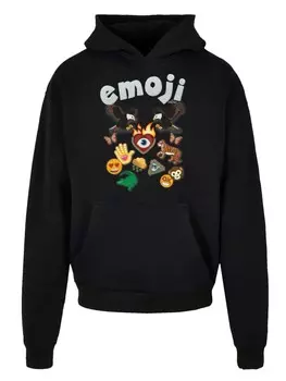 Пуловер F4NT4STIC Ultra Heavy emoji couture logo with icons, черный