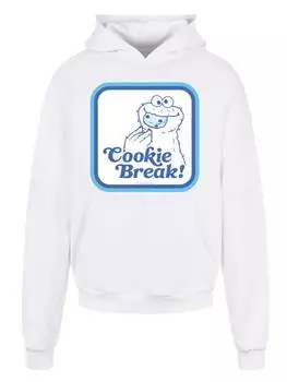 Пуловер F4NT4STIC Ultra Heavy Hoodie Sesamstrae Cookie Bracke, белый