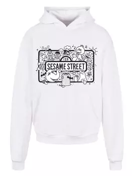 Пуловер F4NT4STIC Ultra Heavy Hoodie Sesamstrae Sesame Team, белый