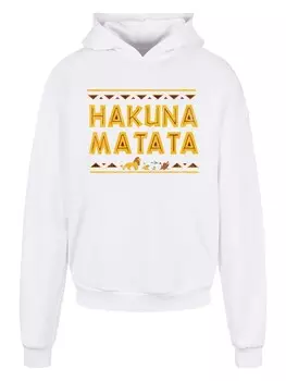 Пуловер F4NT4STIC Ultra Heavy Knig der Lwen Hakuna Matata, белый