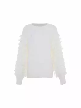 Пуловер faina, белый