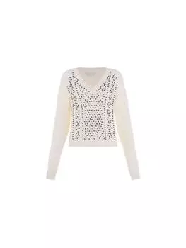 Пуловер faina, белый