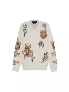 Пуловер faina, белый