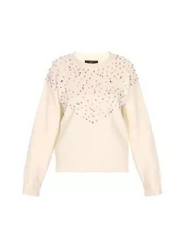 Пуловер faina, белый