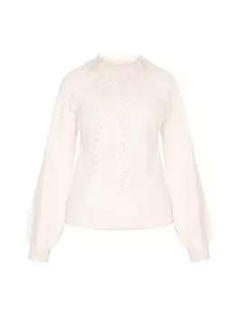 Пуловер faina, белый