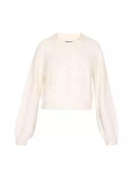 Пуловер faina, белый