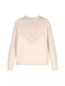 Пуловер faina, белый