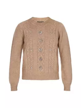 Пуловер faina, бежевый