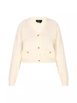 Пуловер faina Cardigan, белый