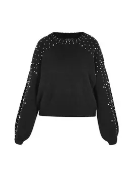 Пуловер faina, черный