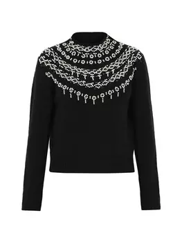 Пуловер faina, черный