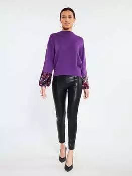 Пуловер Faina, фиолетовый