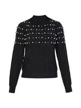 Пуловер faina Pullover, черный