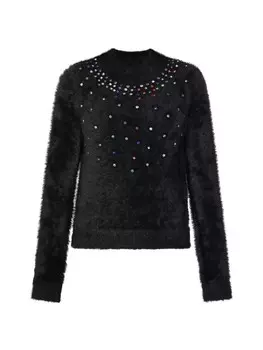 Пуловер faina Pullover, черный