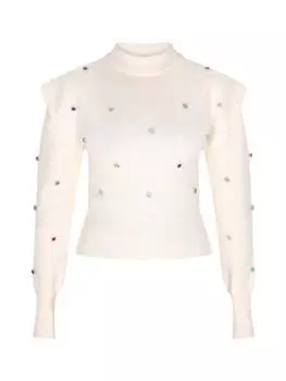 Пуловер faina Pullover, цвет Wollweiss