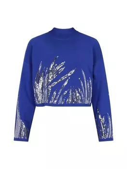 Пуловер faina Pullover, синий