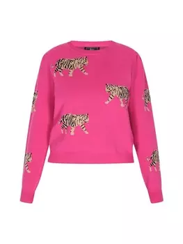 Пуловер faina, розовый