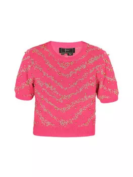 Пуловер faina, розовый