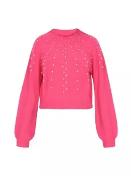 Пуловер faina, розовый