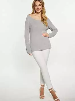 Пуловер Faina, серый