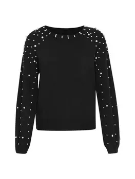 Пуловер faina Sweater, черный