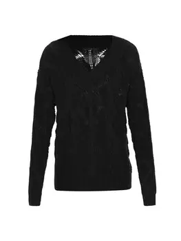 Пуловер faina Sweater, черный