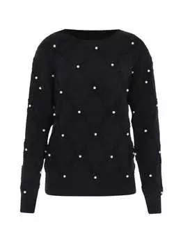 Пуловер faina Sweater, черный