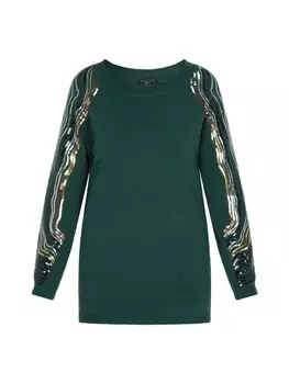 Пуловер faina, темно-зеленый