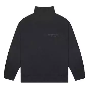 Пуловер Fear of God Essentials FW20 Half Collar Pullover 'Black' 192250500214001, черный