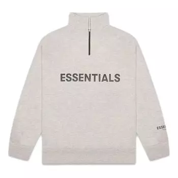 Пуловер Fear of God Essentials FW20 Half Zip Pullover 'Oatmeal' 0192250500229260, серый