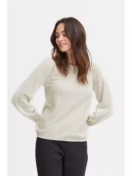 Пуловер Fransa Strick, бежевый