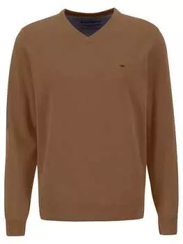 Пуловер FYNCH-HATTON, коричневый