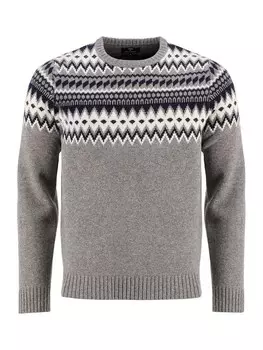 Пуловер FYNCH-HATTON Wollpullover, серый