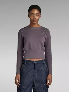 Пуловер G-Star, фиолетовый