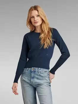 Пуловер G-Star, темно-синий