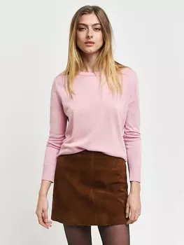 Пуловер Gant Pullover, розовый