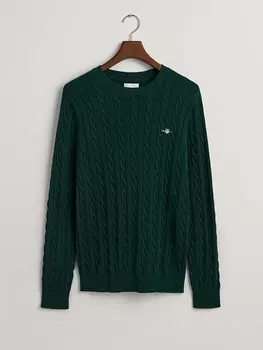 Пуловер Gant Pullover, темно-зеленый