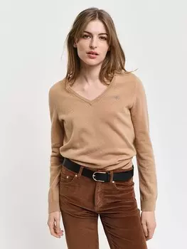 Пуловер Gant Wollpullover, кэмел