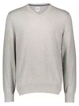 Пуловер GAP, светло-серый