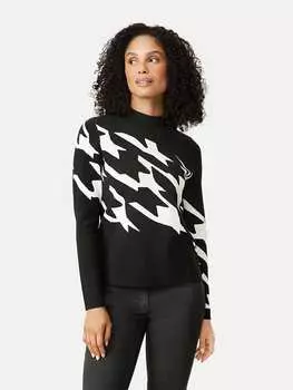 Пуловер Gerry Weber, черный/белый