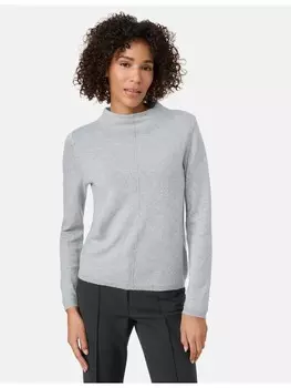 Пуловер Gerry Weber Langarm Rundhals, цвет silver grey melange