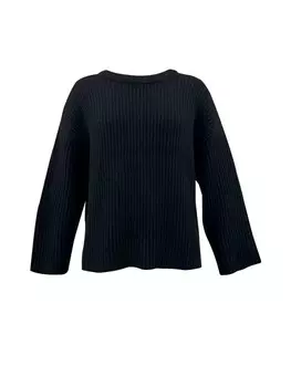 Пуловер GINI LONDON Stricktop Gini Knit, черный