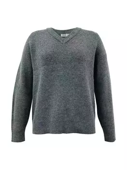 Пуловер GINI LONDON Stricktop Gini Over, серый