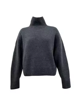 Пуловер GINI LONDON Stricktop Gini Roll, серый