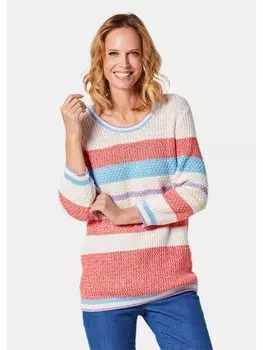 Пуловер GOLDNER, цвет bunt/geringelt