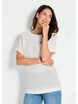 Пуловер GOLDNER, цвет cremewei